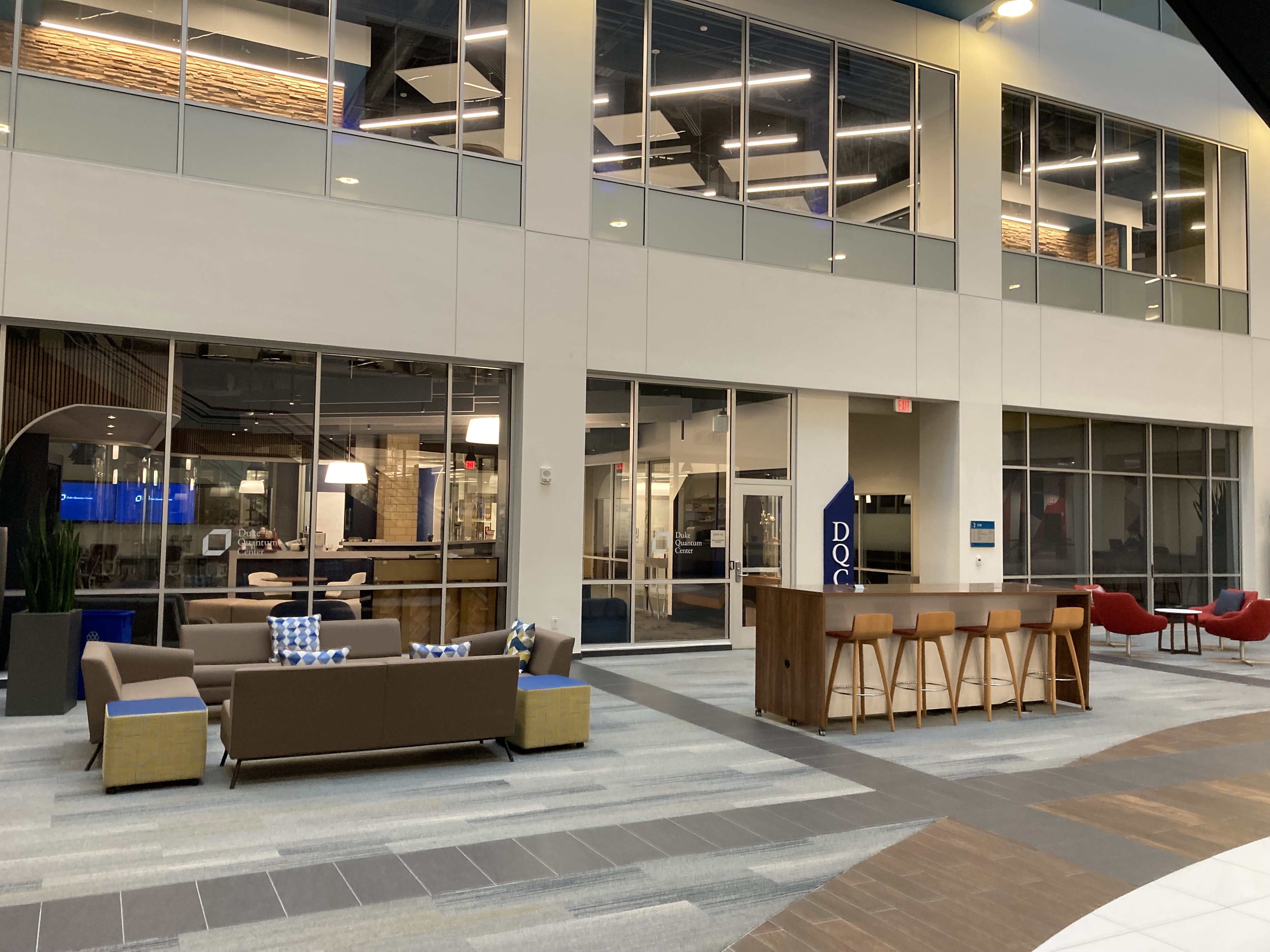 Inside the Duke Quantum Center located in the Chesterfield Building in Durham, North Carolina.&amp;nbsp;